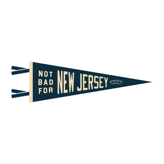 Oxford Pennant New Jersey Navy Pennant - Pennant