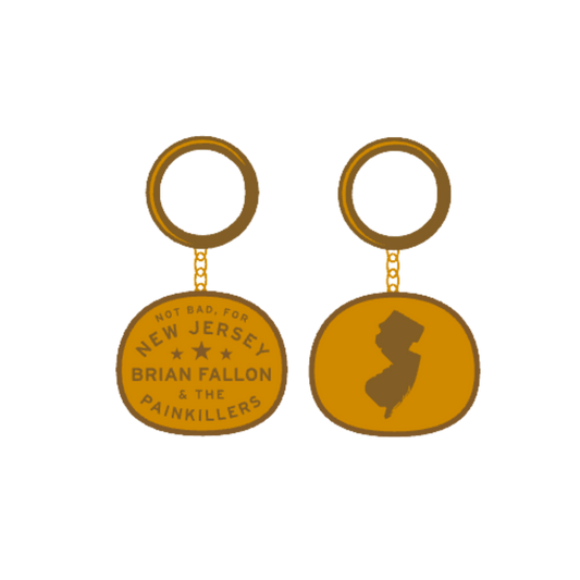 Oxford Pennant New Jersey Brass Keychain - Keychain